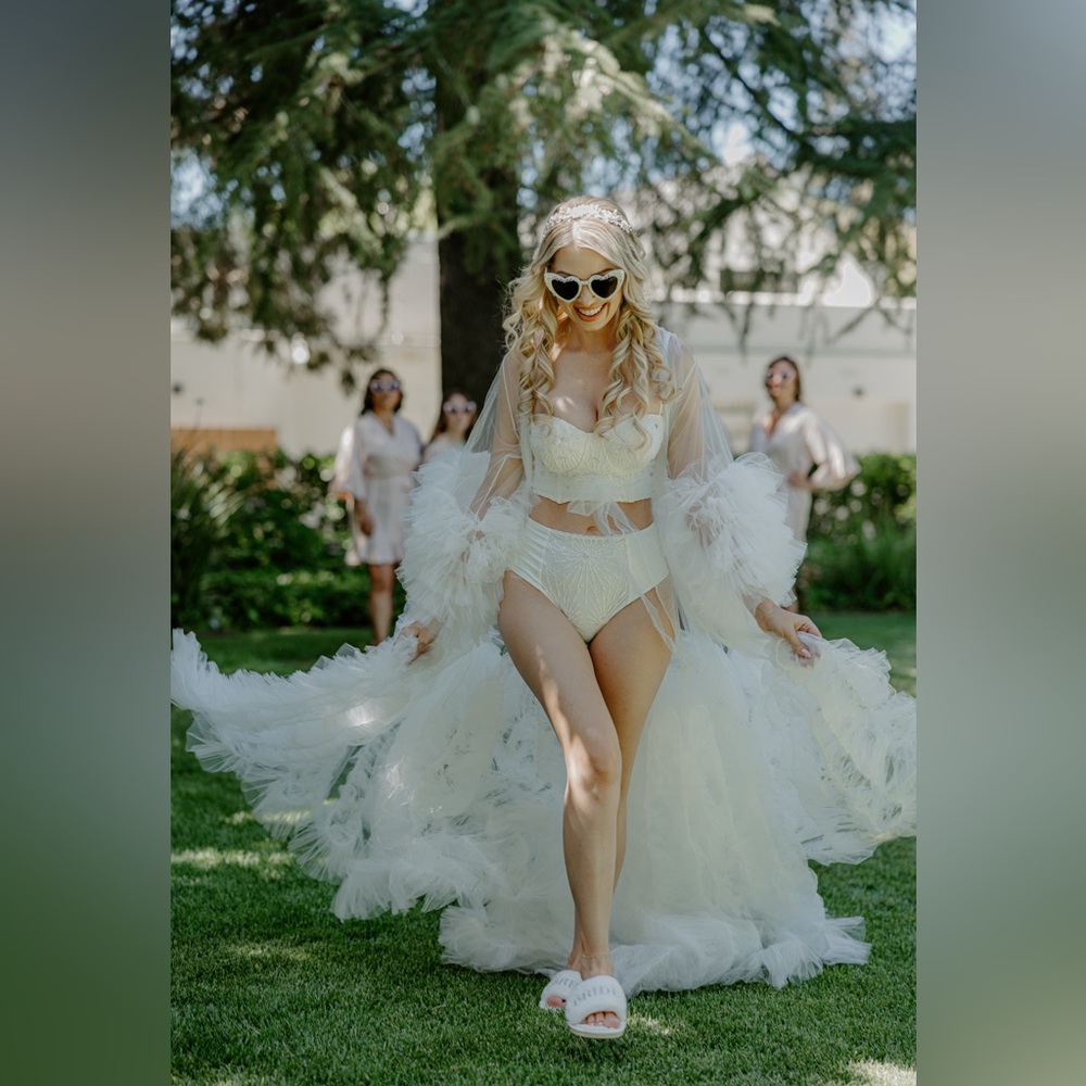 VOIR bride two piece body suit